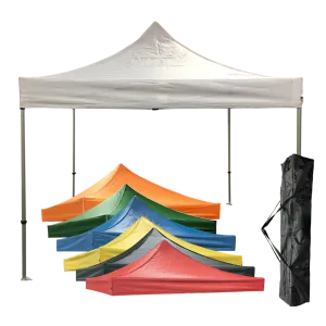 10x10 Heavy Duty Steel Pop-Up Tent Package