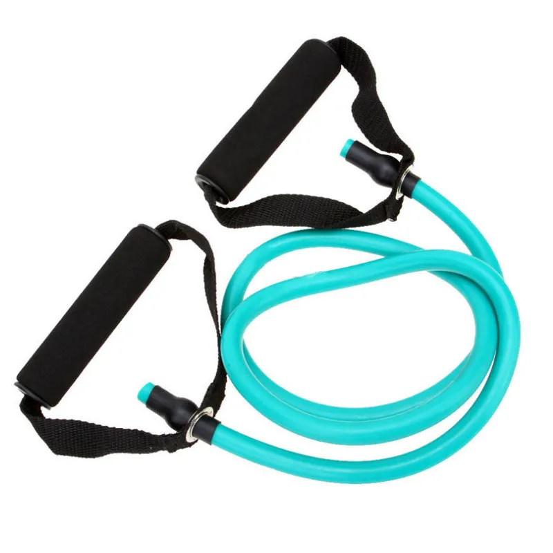 120cm Yoga Pull Rope Elastic Resistance Bands Fitness Workout Exercise Tubes Practical Training Rubber Tensile Expander