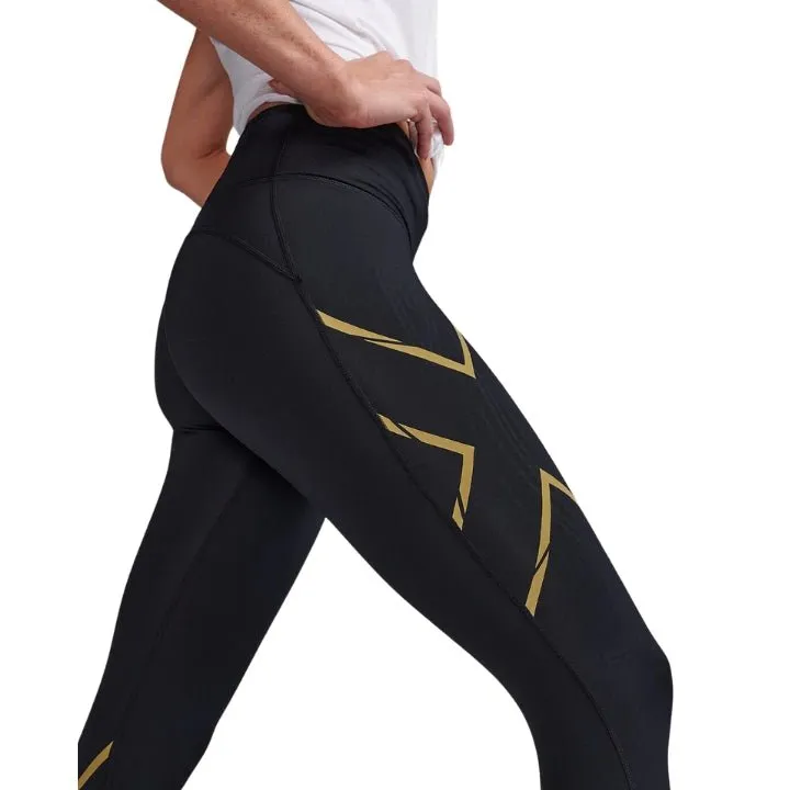 2XU WA6523B Light Speed Mid-Rise Compression Tights