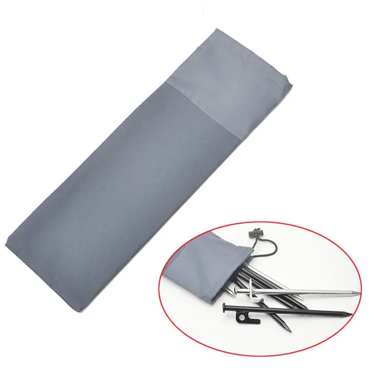 30cm Outdoor Camping Ground Nail Storage Bag Thickened Oxford Cloth Tent Windproof Rope Buckle Finishing Bag