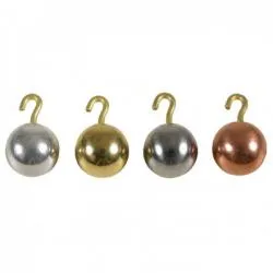 4 COLLISION BALLS , PENDULUM BALLS , BALLS WITH HANGER ( Al,Cu,Steel,Brass) 322085 كرات بـحامل للبندليوم