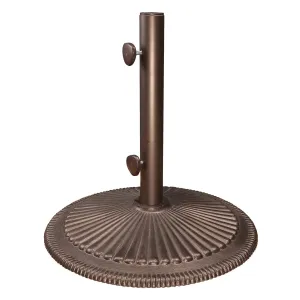 50LB Classic Cast Iron Umbrella Base - Bronze