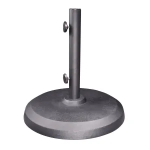 50LB Designer Cast Aluminum Umbrella Base - Antracite