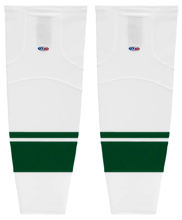 Athletic Knit (AK) HS2100-565 Iowa Wild White Mesh Ice Hockey Socks