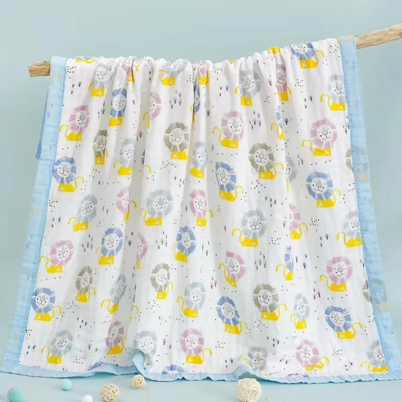 Baby 6 Layers Muslin Cotton Swaddle Breathable Blankets