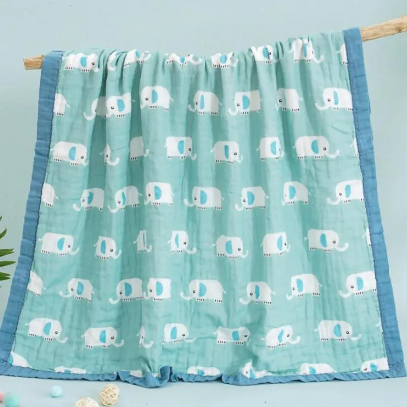 Baby 6 Layers Muslin Cotton Swaddle Breathable Blankets