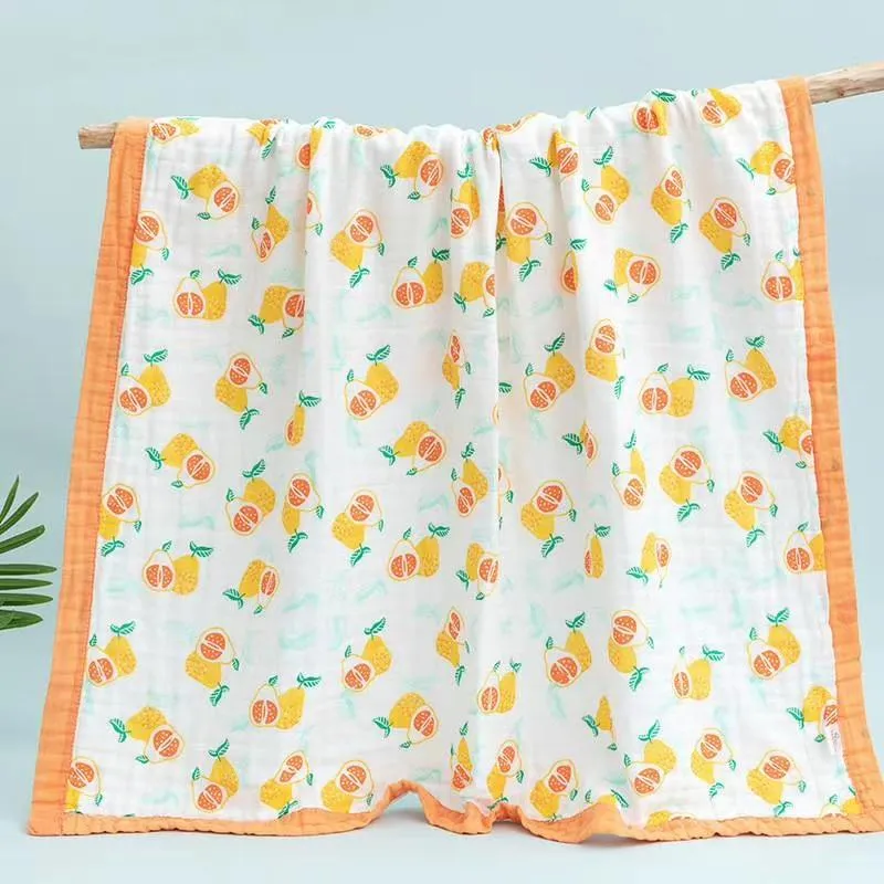 Baby 6 Layers Muslin Cotton Swaddle Breathable Blankets