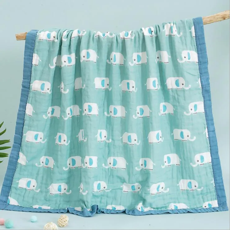 Baby 6 Layers Muslin Cotton Swaddle Breathable Blankets