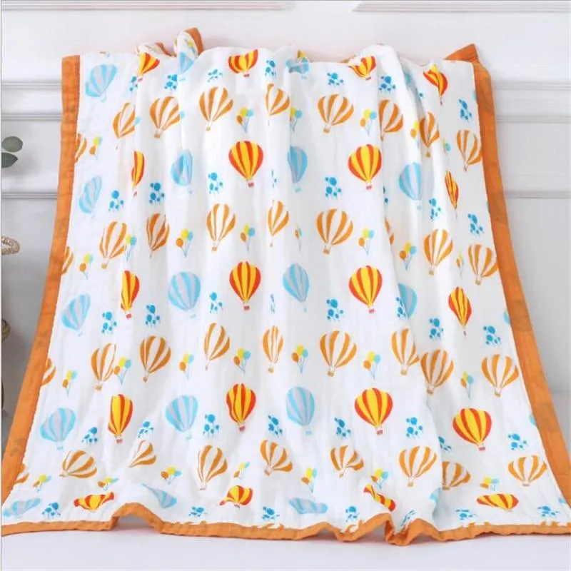 Baby 6 Layers Muslin Cotton Swaddle Breathable Blankets