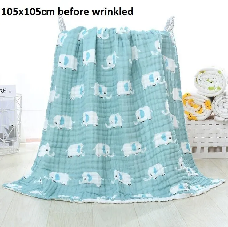 Baby 6 Layers Muslin Cotton Swaddle Breathable Blankets