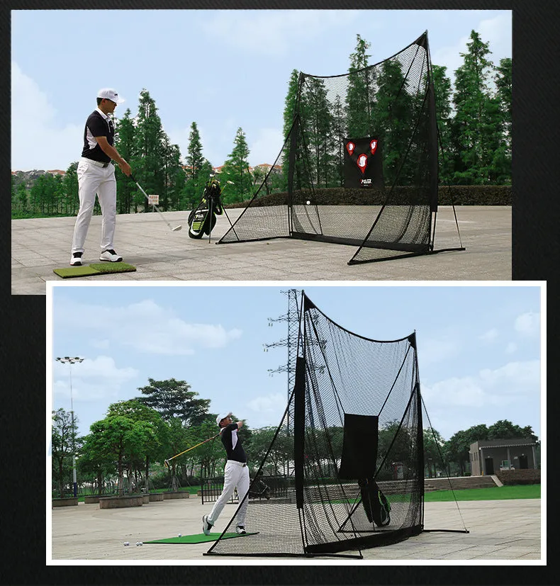 Backyard Heavy Duty Golf Practice Hitting Net with 2 Target