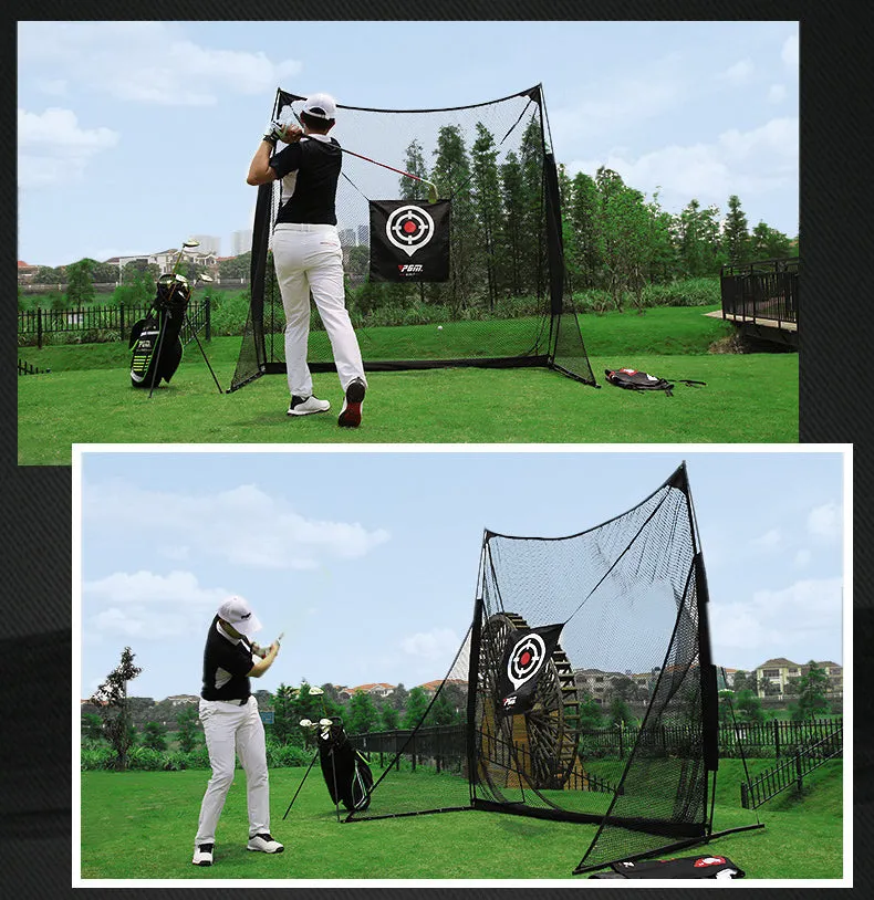 Backyard Heavy Duty Golf Practice Hitting Net with 2 Target