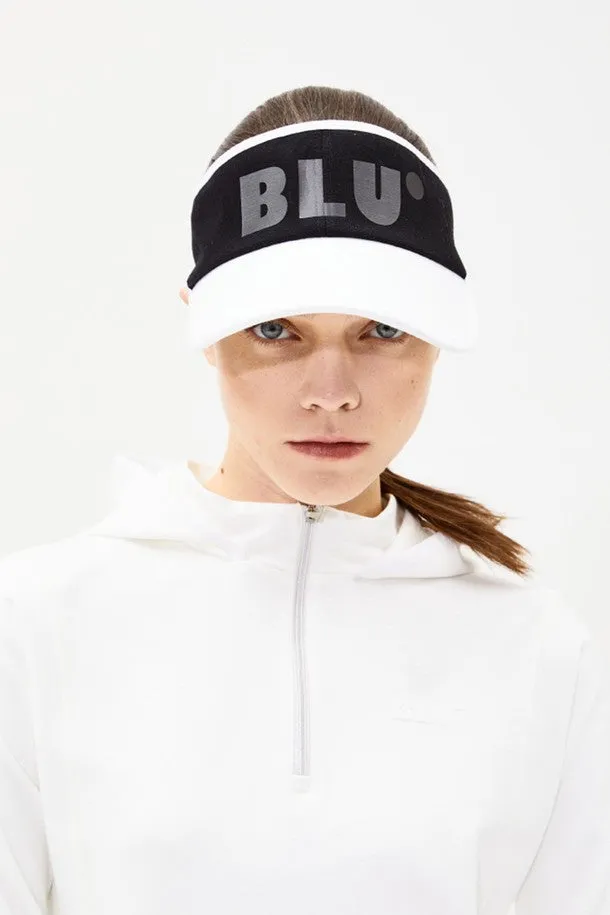 [BLUDOT] COLOR MATCHING RIBBON SUN VISOR_WH