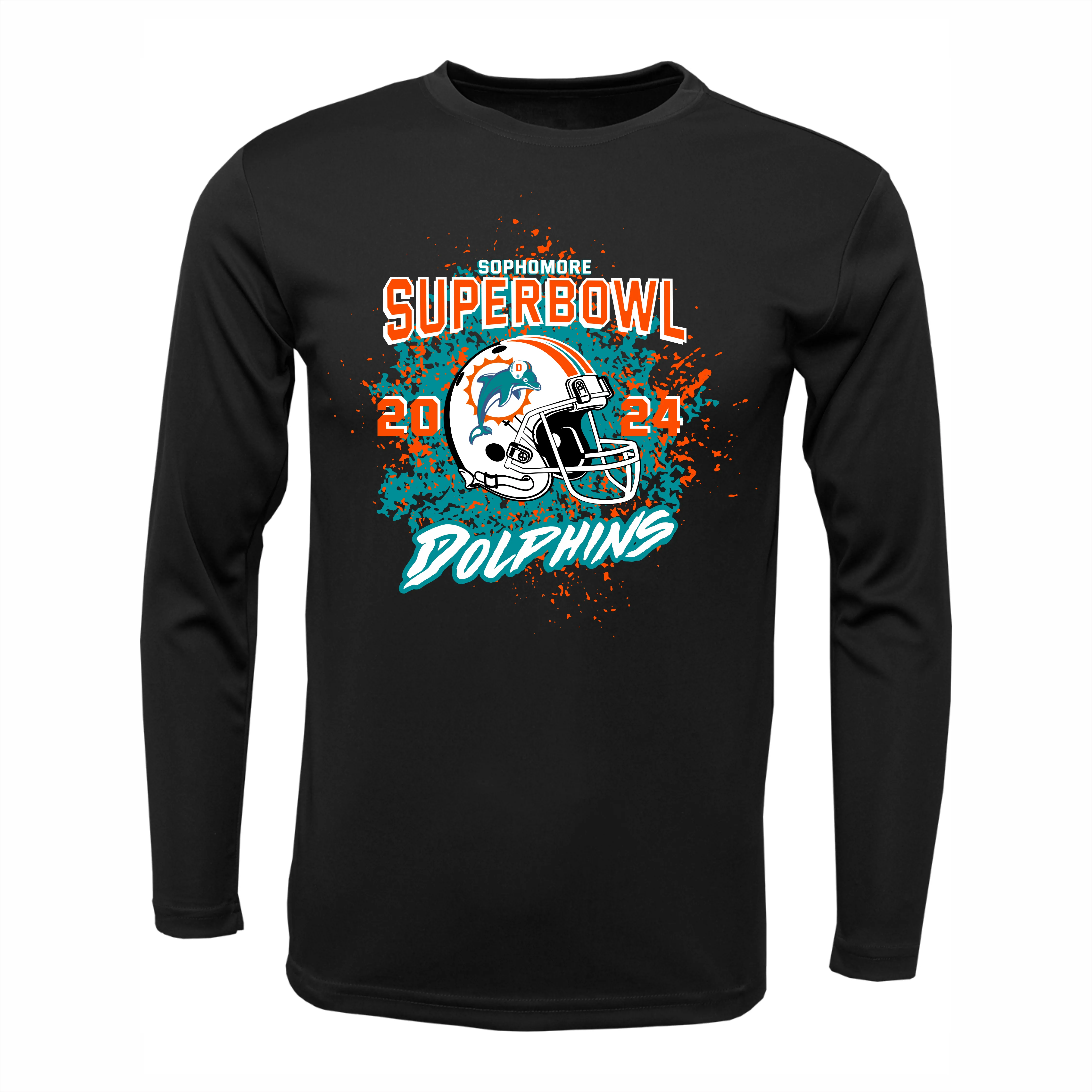 CFSA SOPHOMORE Dolphins Super Bowl Long Sleeve Dri FIt  2024