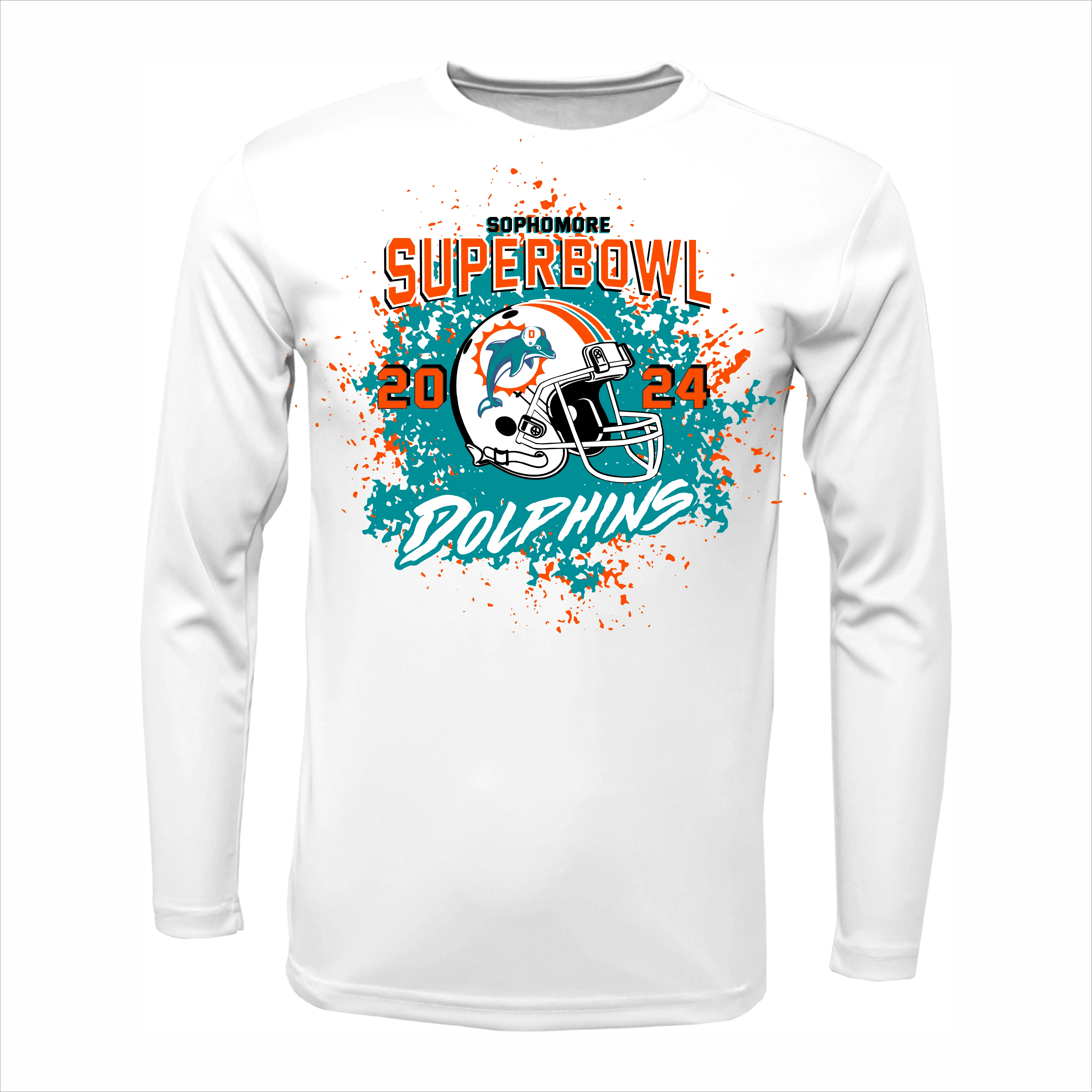 CFSA SOPHOMORE Dolphins Super Bowl Long Sleeve Dri FIt  2024