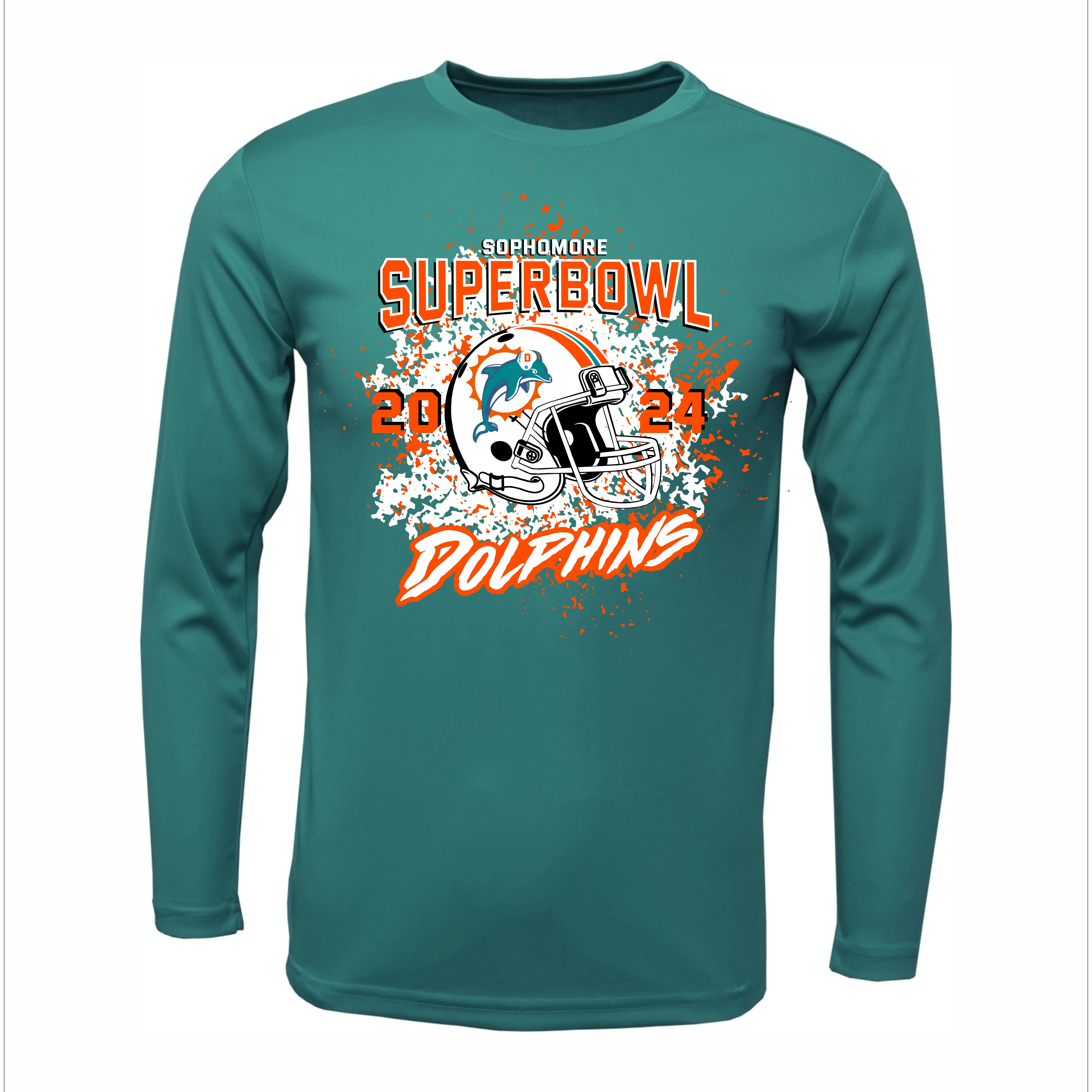 CFSA SOPHOMORE Dolphins Super Bowl Long Sleeve Dri FIt  2024