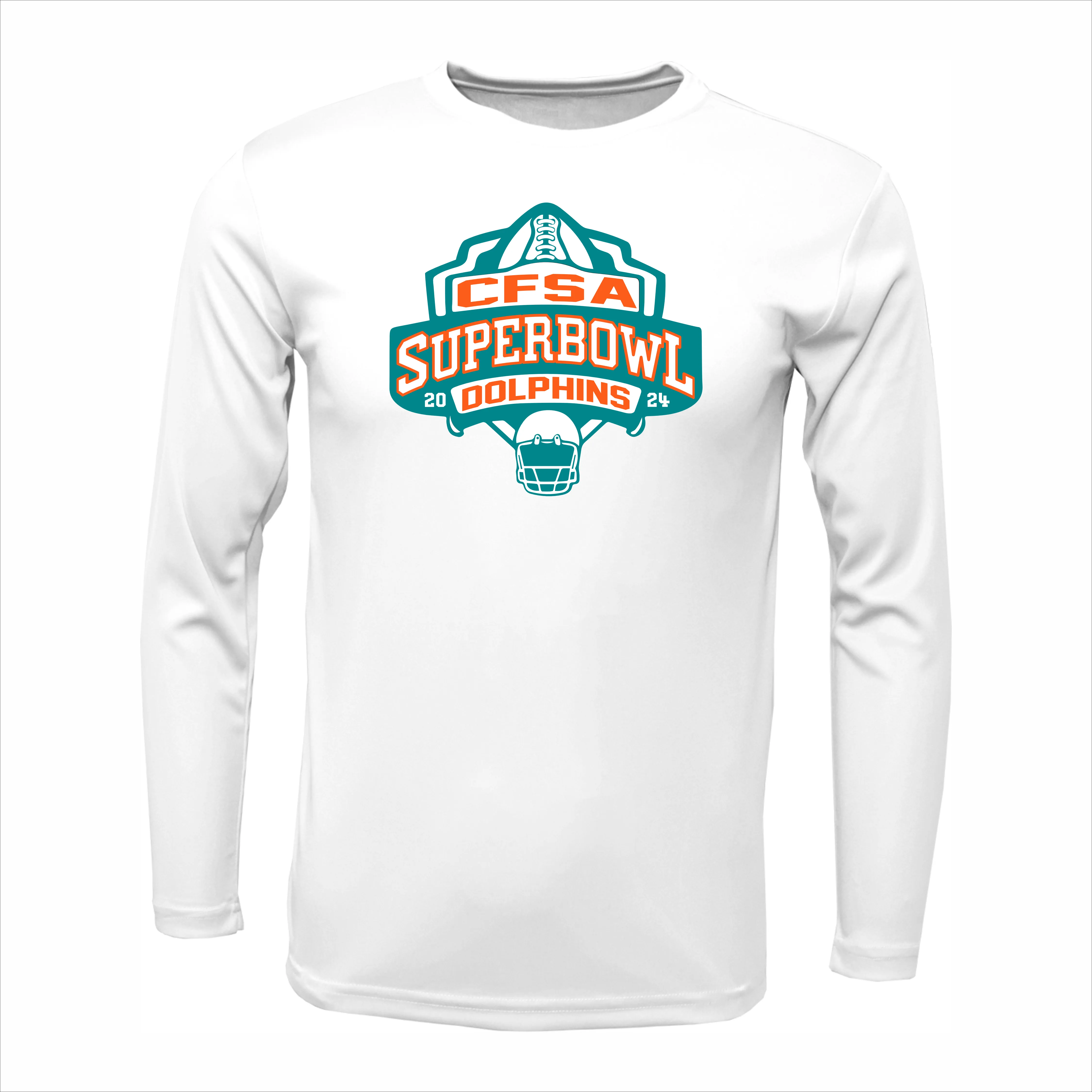 CFSA SOPHOMORE Dolphins Super Bowl Long Sleeve Dri FIt  2024