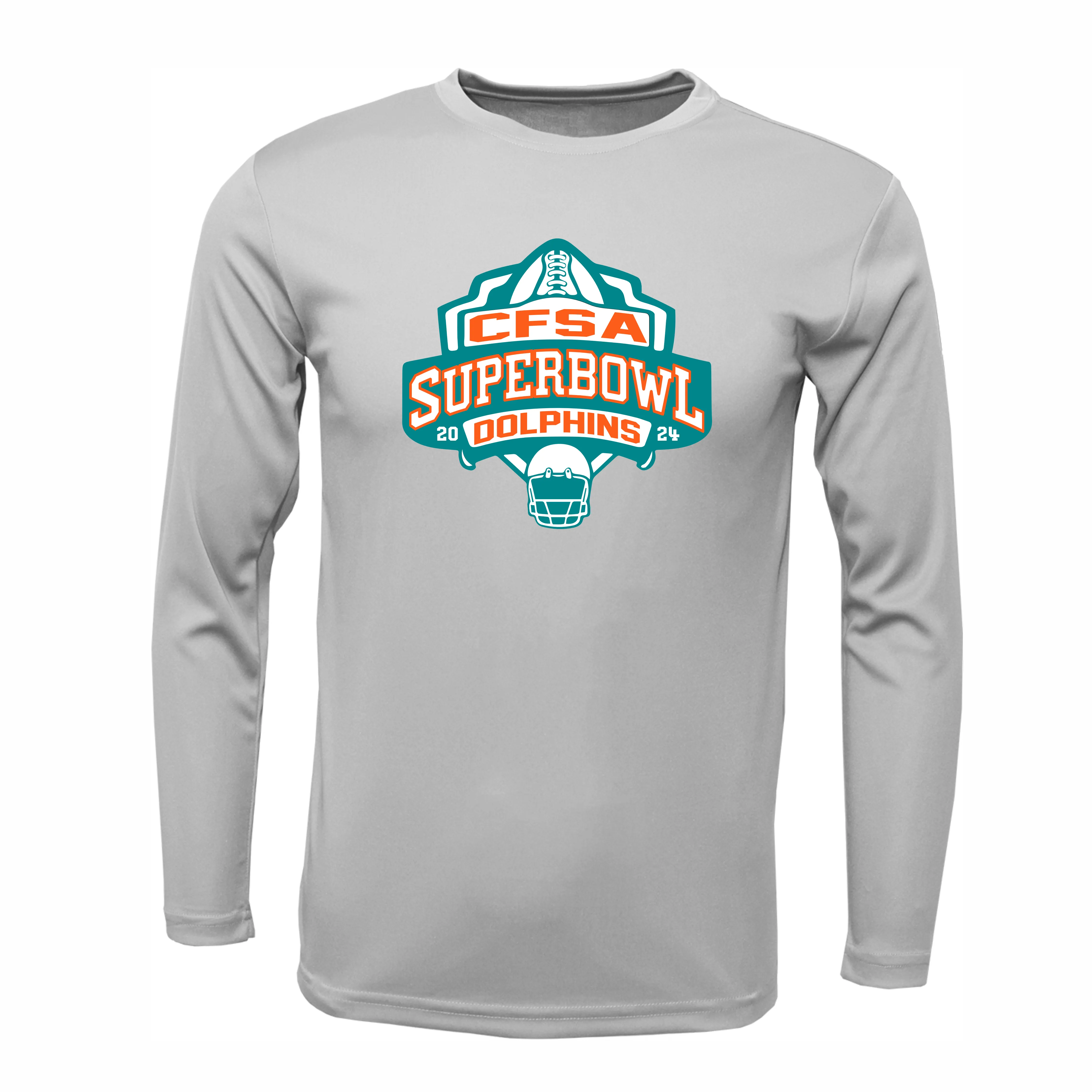 CFSA SOPHOMORE Dolphins Super Bowl Long Sleeve Dri FIt  2024