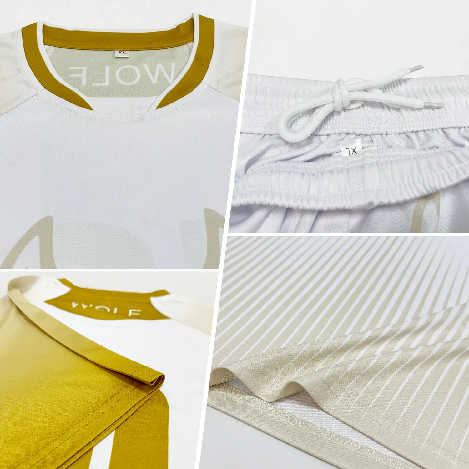 Custom Aqua White Lines Sublimation Volleyball Uniform Jersey