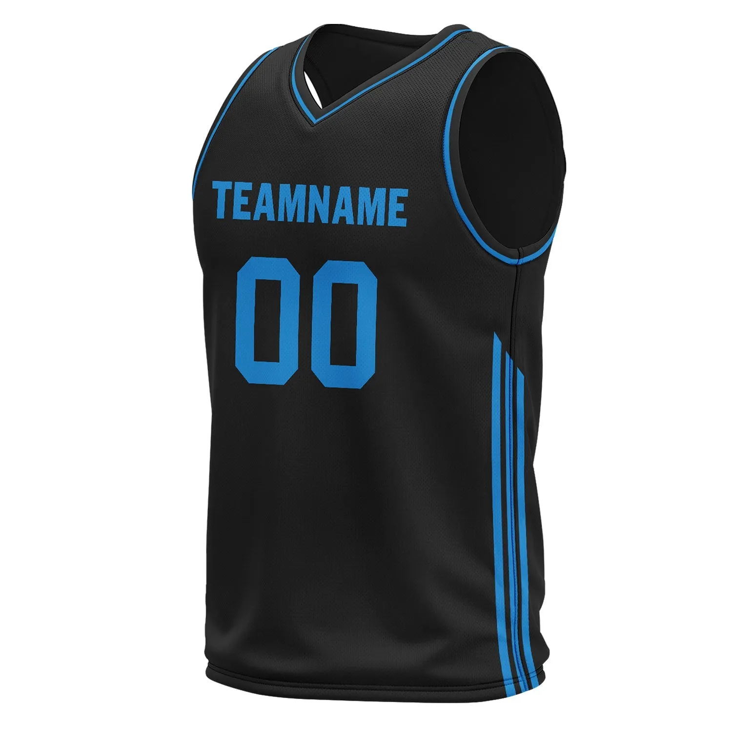 Custom Black Classic Style Sports Uniform Basketball Jersey BBJ01-D020105-6