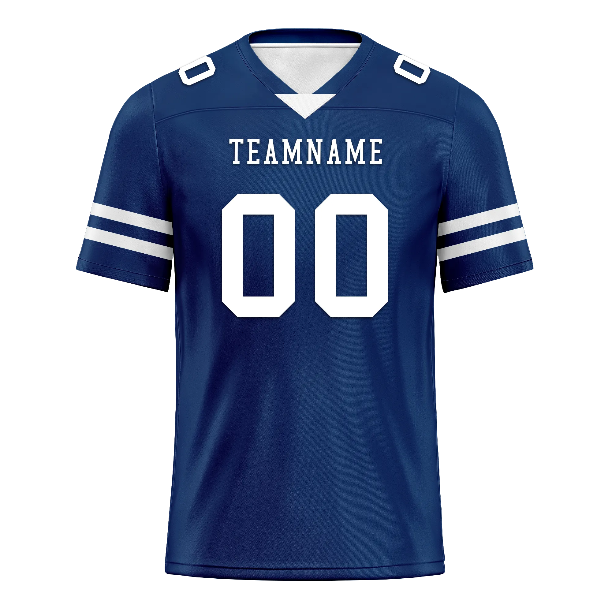 Custom Blue Classic Style Personalized Authentic Football Jersey FBJ02-bd0a70bf