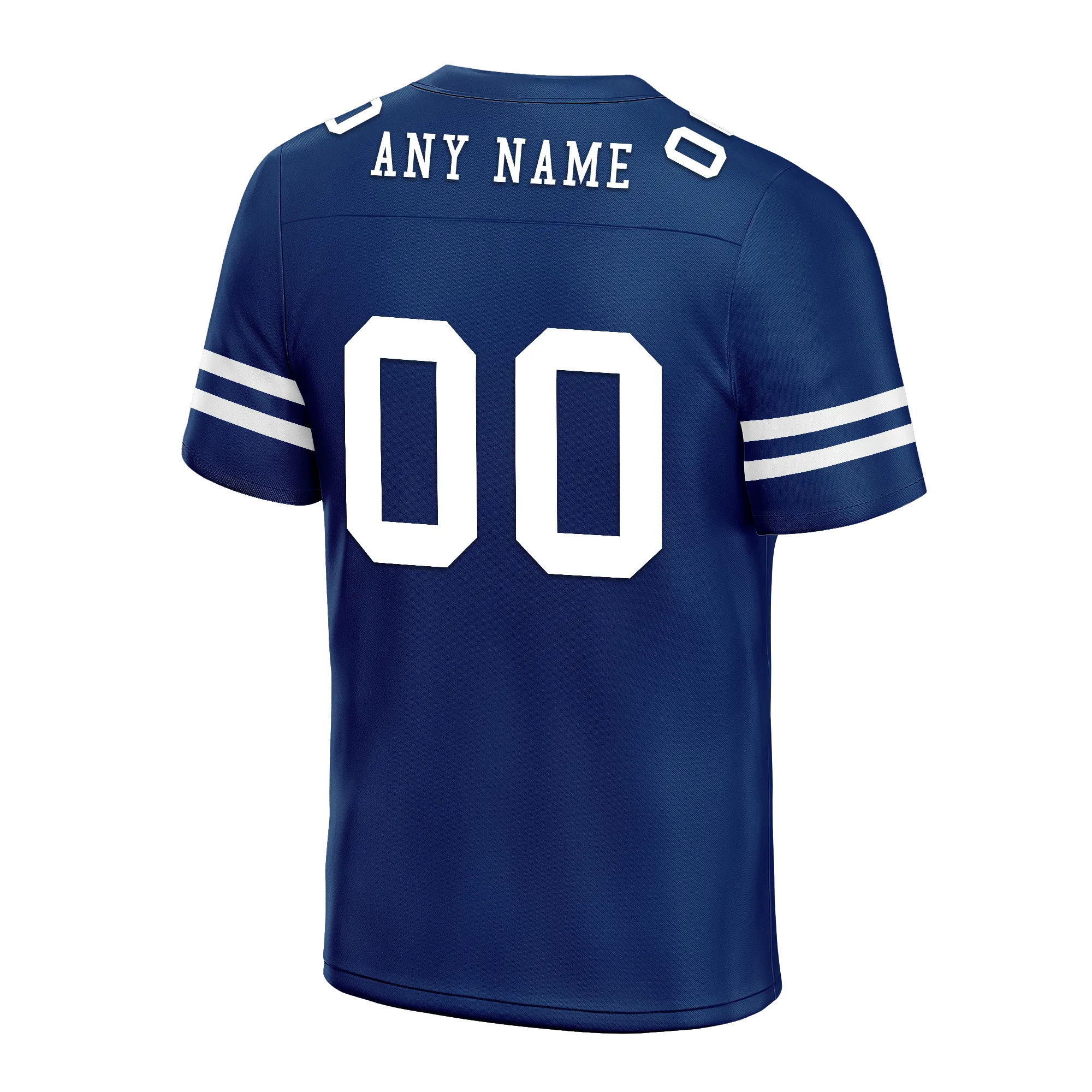 Custom Blue Classic Style Personalized Authentic Football Jersey FBJ02-bd0a70bf