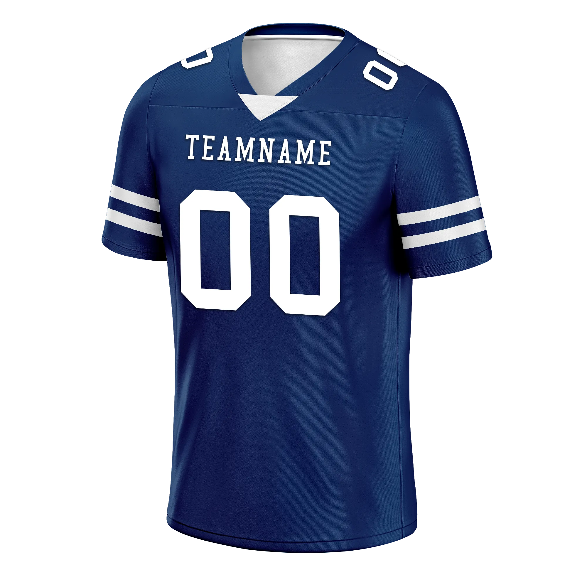 Custom Blue Classic Style Personalized Authentic Football Jersey FBJ02-bd0a70bf