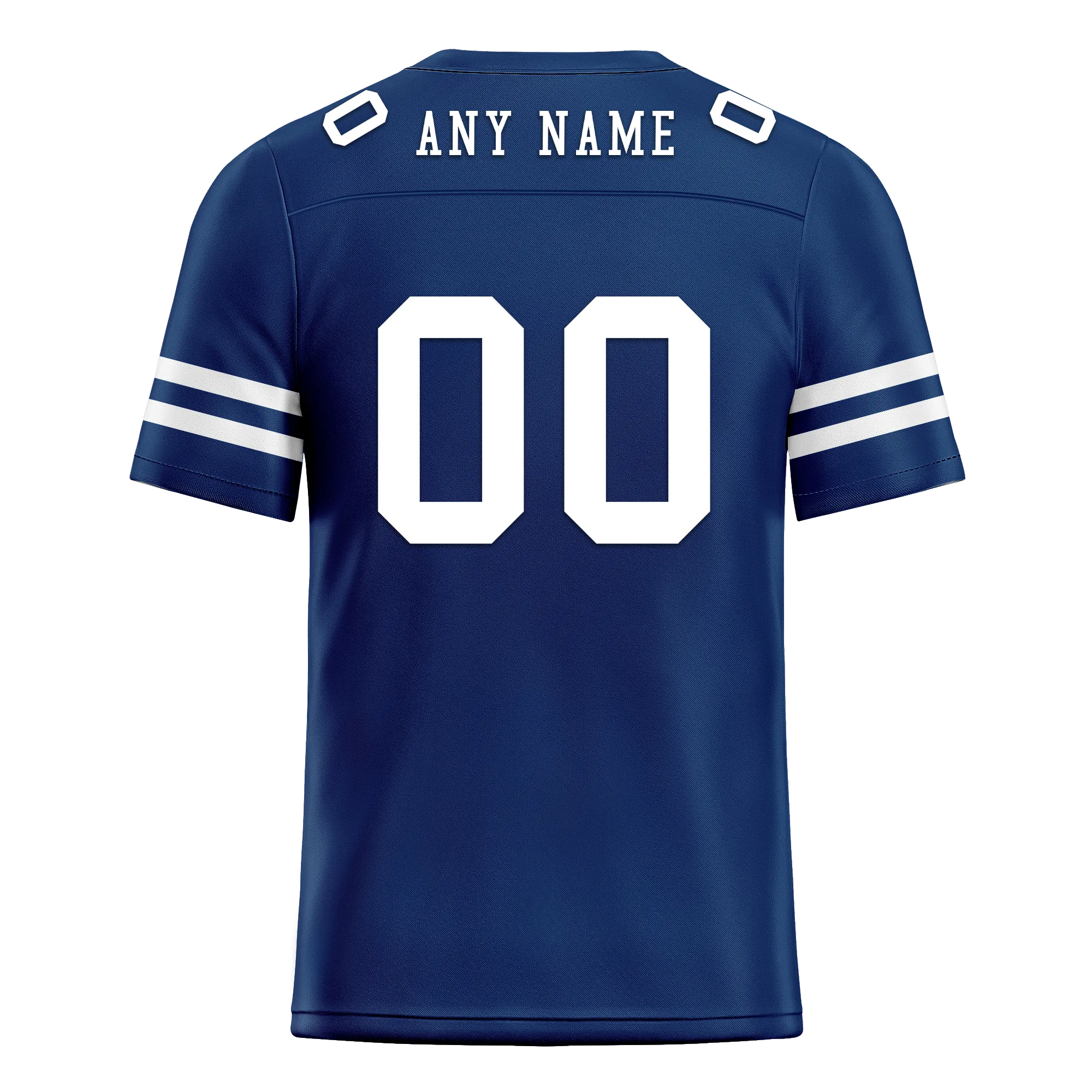 Custom Blue Classic Style Personalized Authentic Football Jersey FBJ02-bd0a70bf