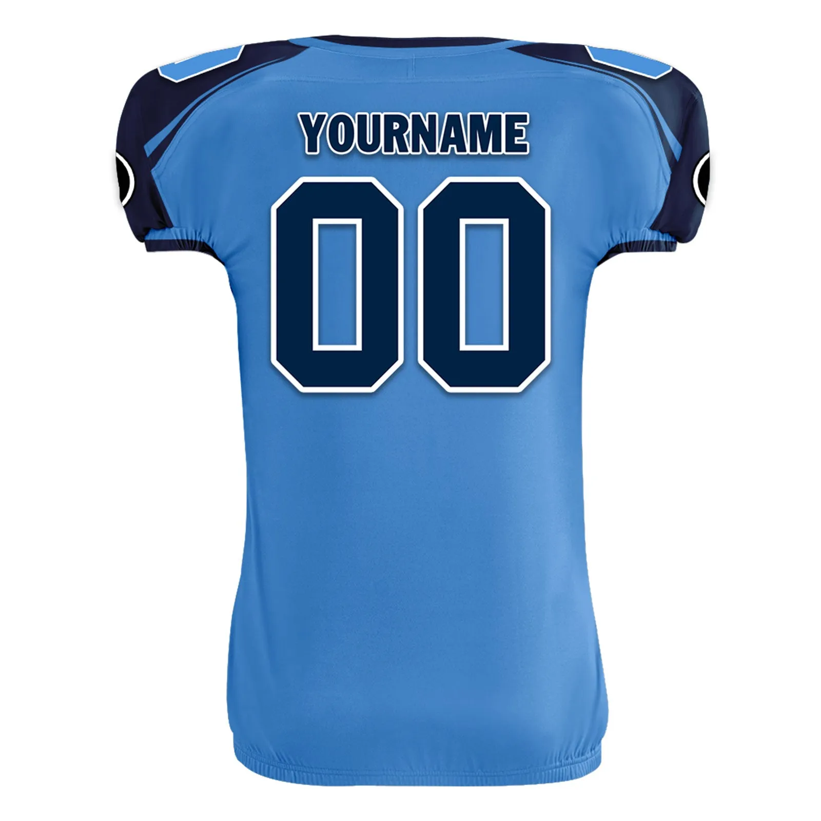 Custom Blue Deep Blue Tennessee High-Performance American Football Jersey FBJ06-D023001-32