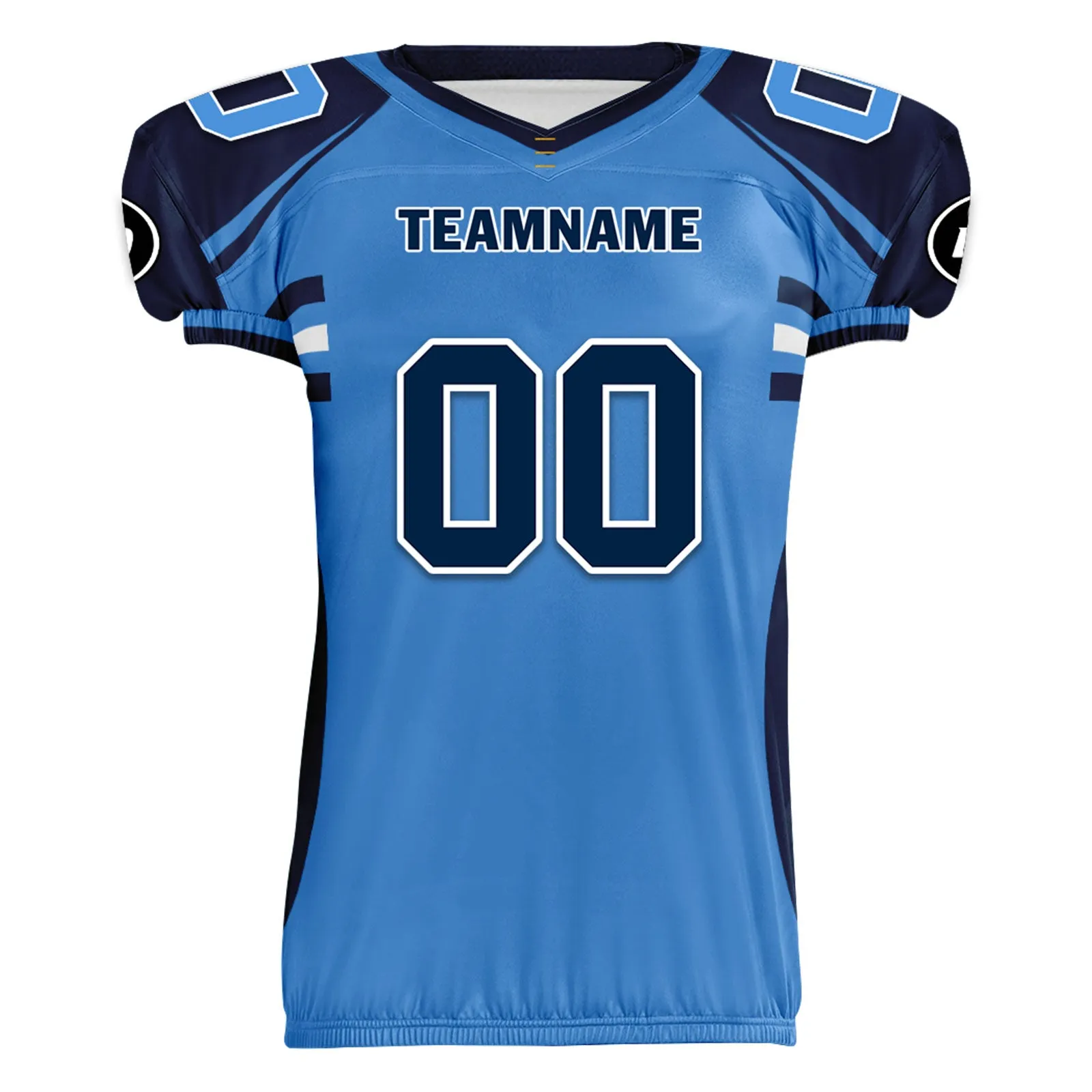 Custom Blue Deep Blue Tennessee High-Performance American Football Jersey FBJ06-D023001-32