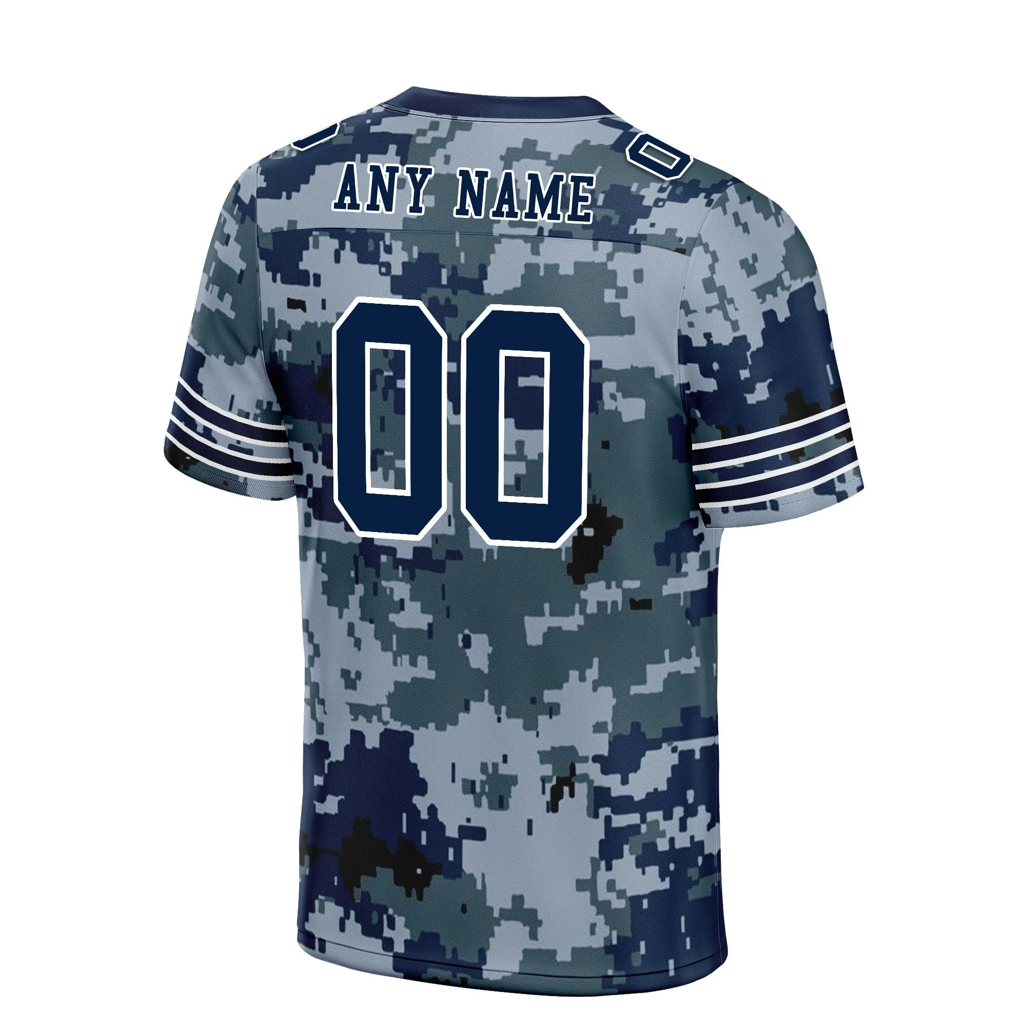 Custom Camo Personalized Authentic Football Jersey FBJ02-D06120