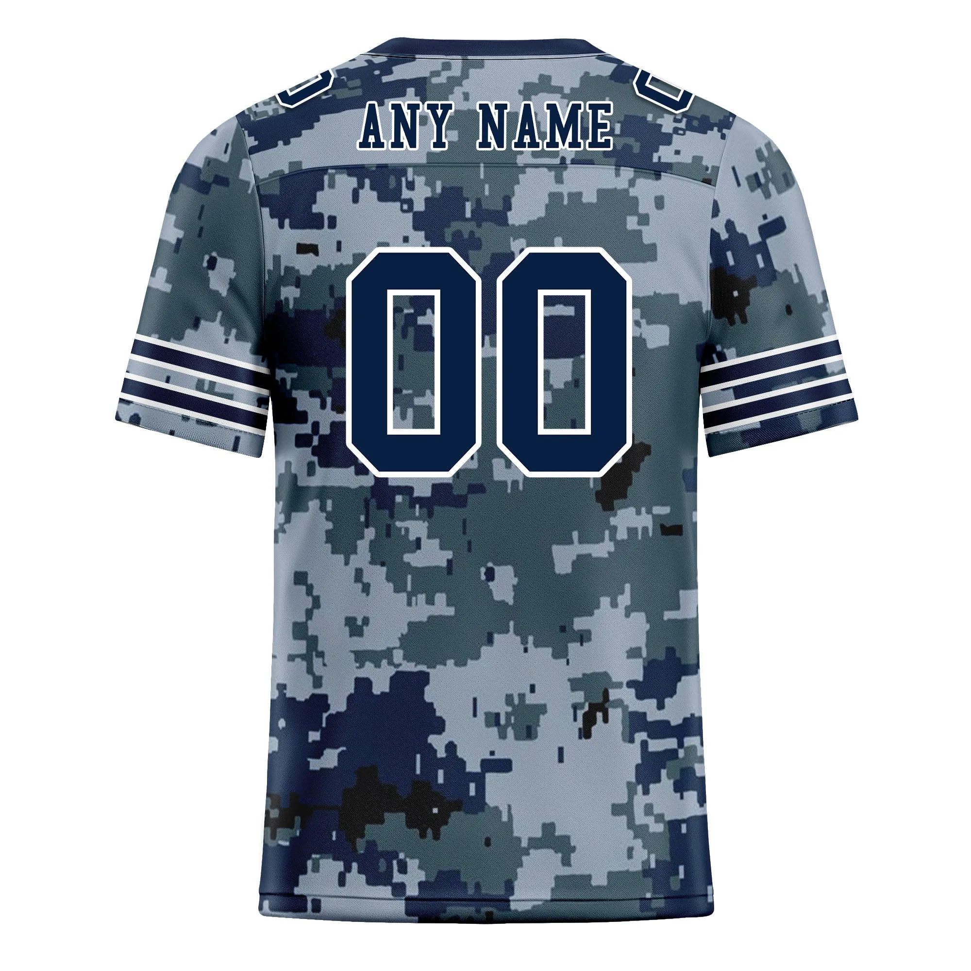 Custom Camo Personalized Authentic Football Jersey FBJ02-D06120