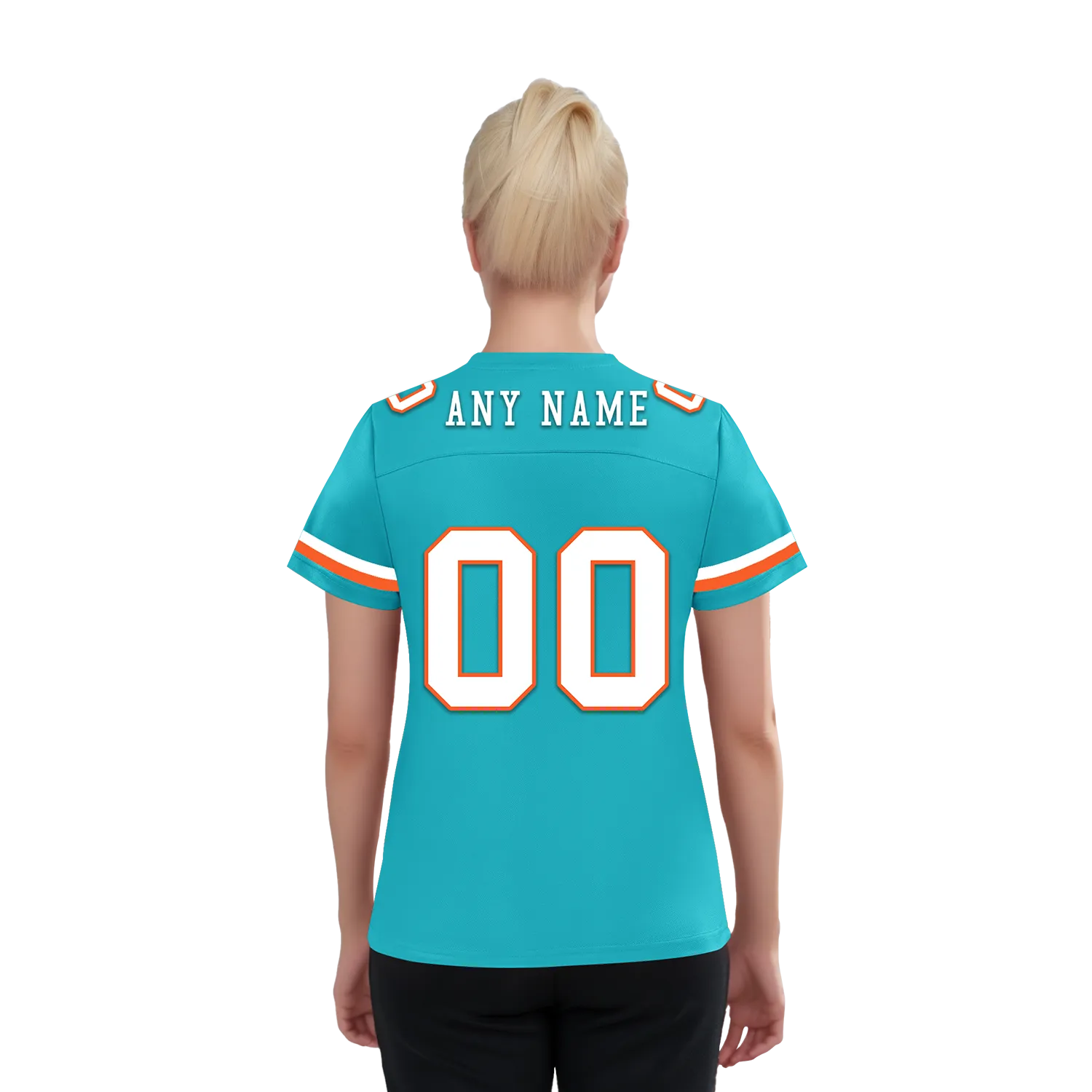 Custom Cyan Classic Style Personalized Authentic Football Jersey FBJ02-bd0a70ba