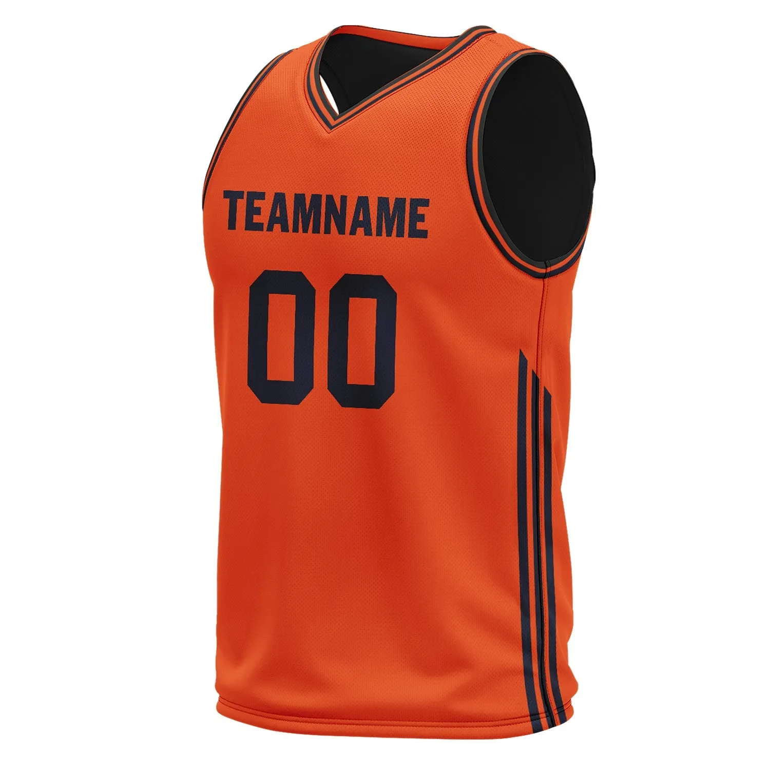 Custom Orange Classic Style Sports Uniform Basketball Jersey BBJ01-D020105-8