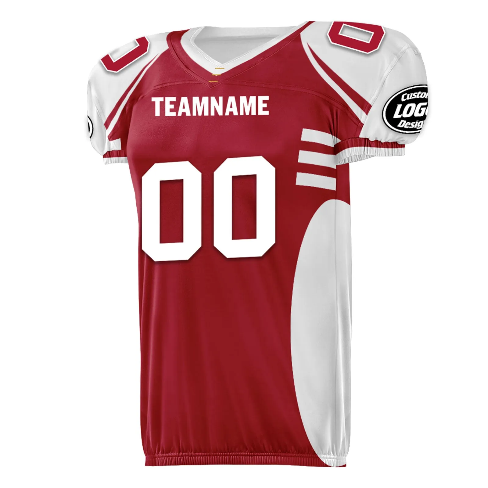 Custom Red White Florida High-Performance American Football Jersey FBJ06-D023001-29