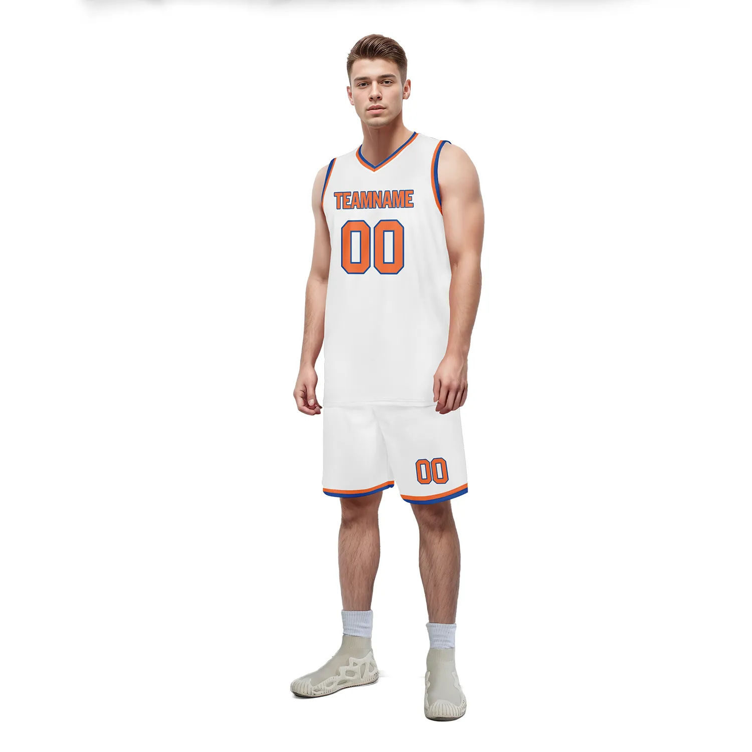 Custom White Classic Style Sports Uniform Basketball Jersey BBJ01-bd0a70af