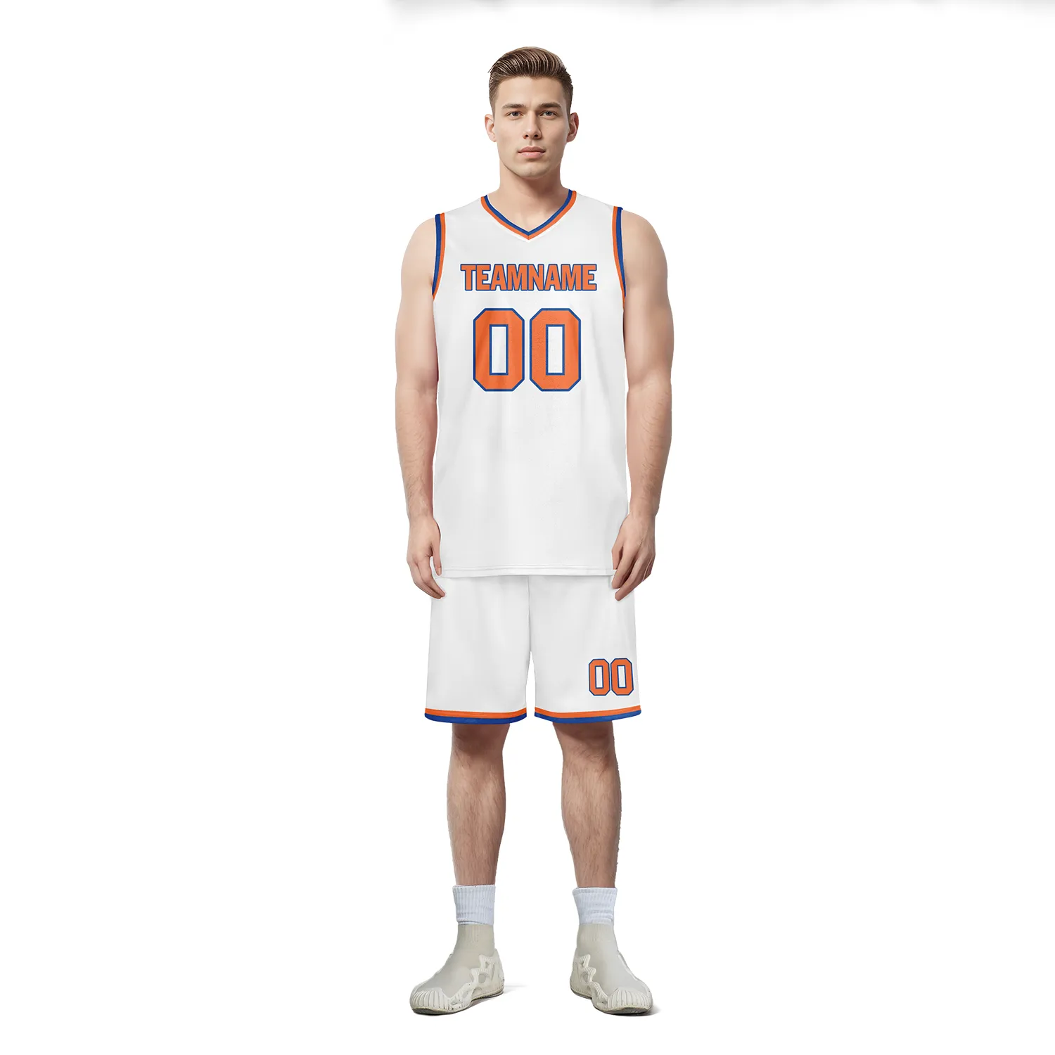 Custom White Classic Style Sports Uniform Basketball Jersey BBJ01-bd0a70af