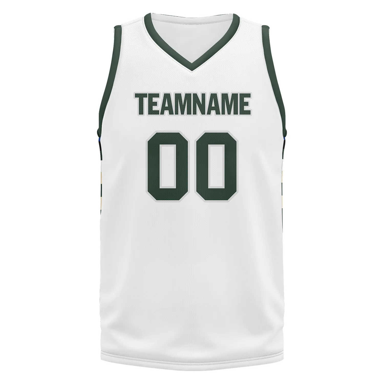 Custom White Green Classic Style Sports Uniform Basketball Jersey BBJ01-bd0a70a0