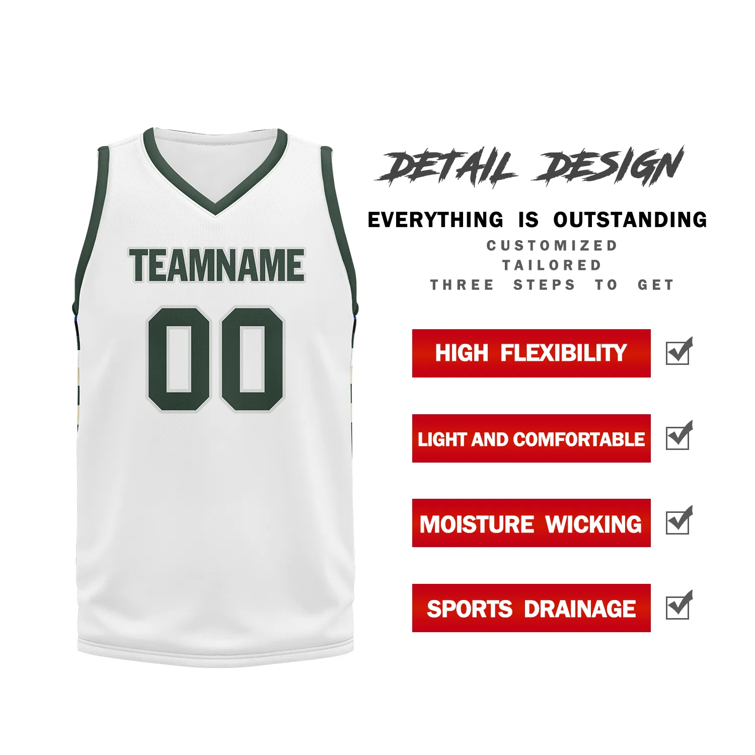 Custom White Green Classic Style Sports Uniform Basketball Jersey BBJ01-bd0a70a0