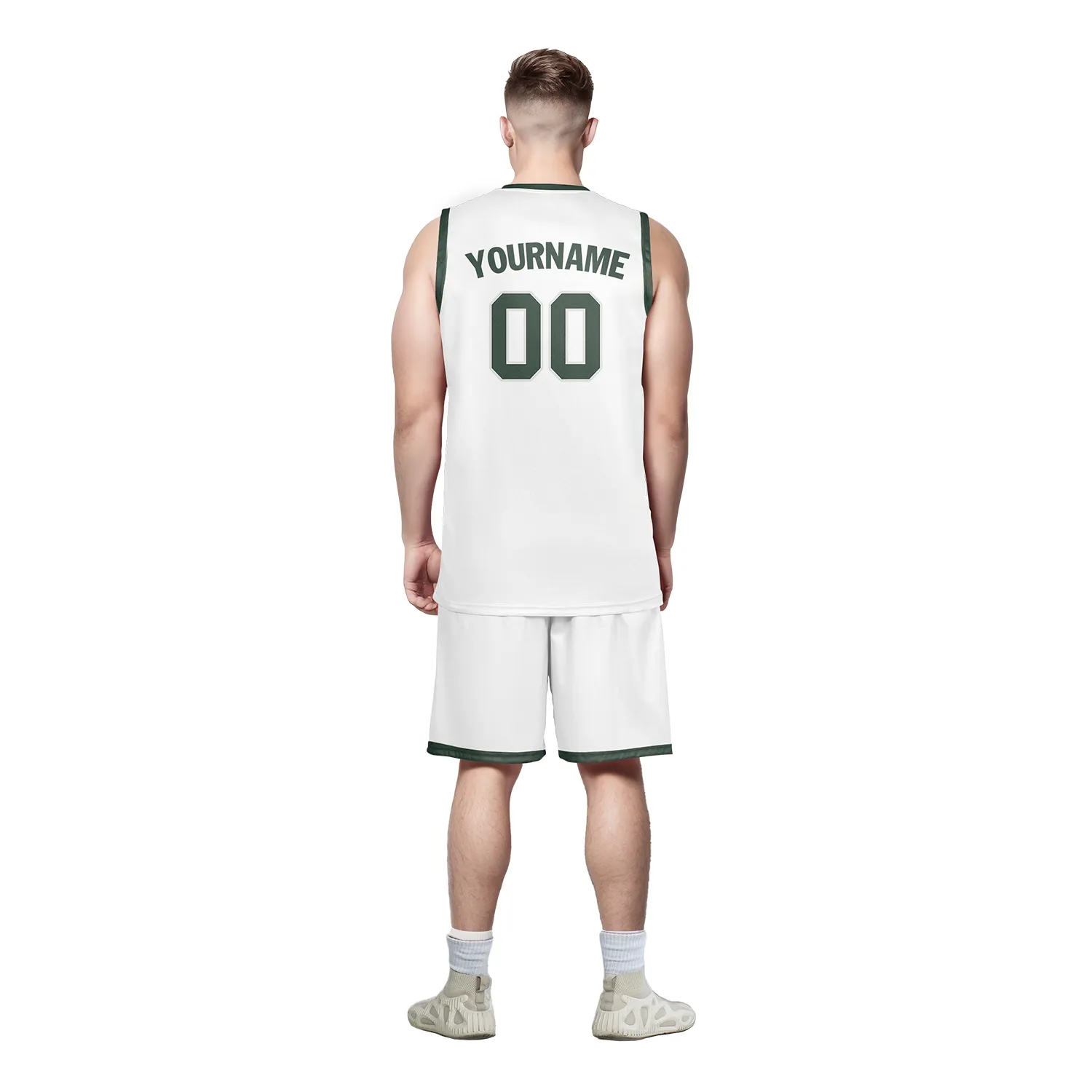 Custom White Green Classic Style Sports Uniform Basketball Jersey BBJ01-bd0a70a0