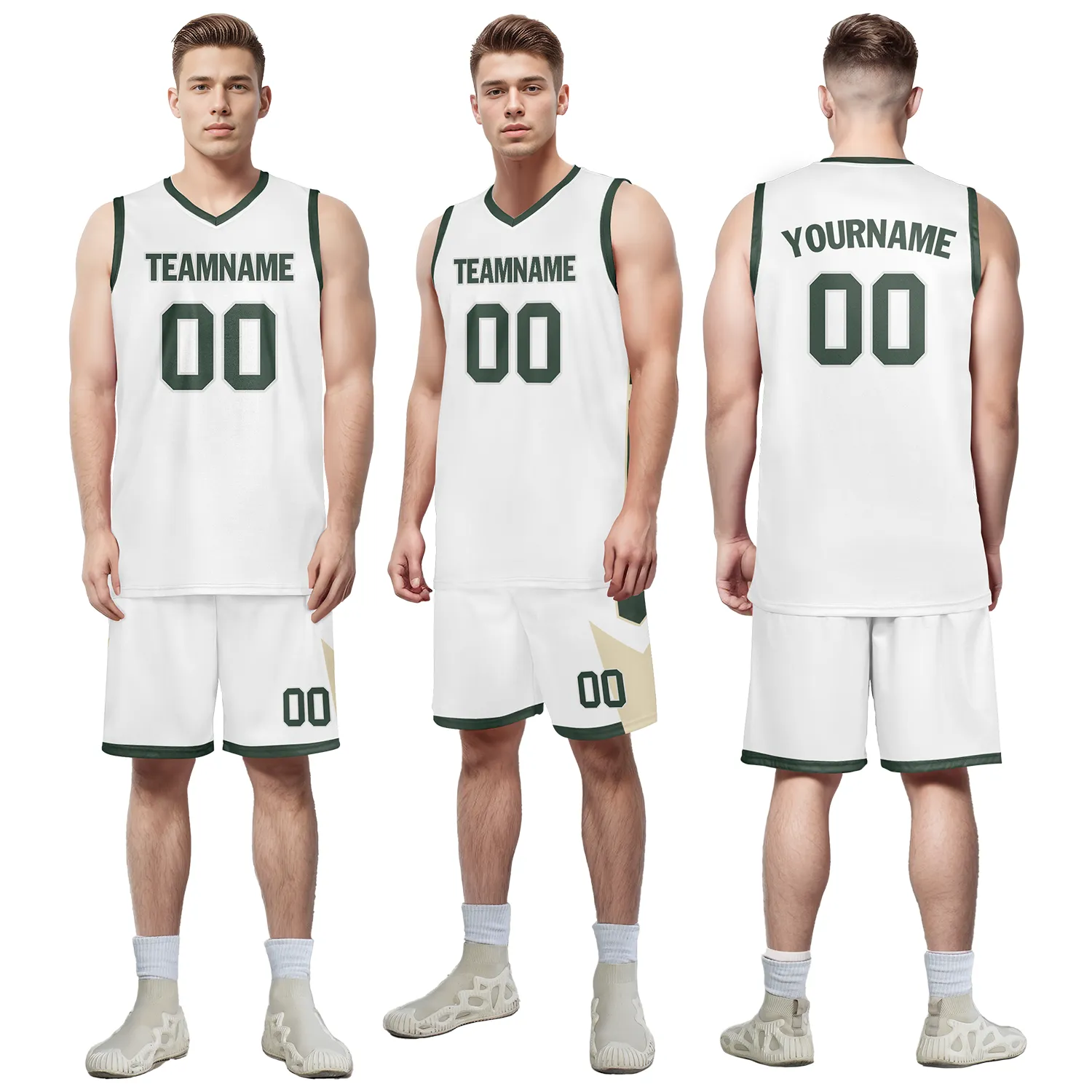 Custom White Green Classic Style Sports Uniform Basketball Jersey BBJ01-bd0a70a0