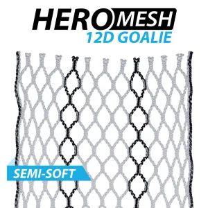 ECD Lacrosse Semi Soft Hero Mesh 12D Goalie Striker