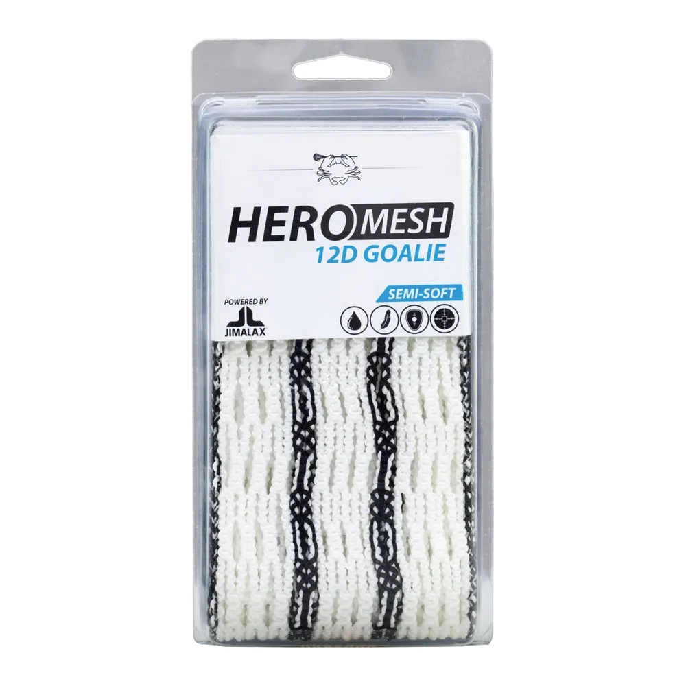 ECD Lacrosse Semi Soft Hero Mesh 12D Goalie Striker