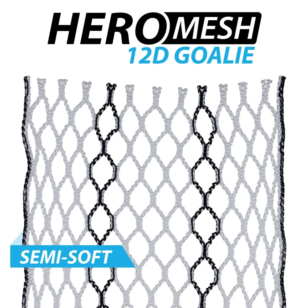 ECD Lacrosse Semi Soft Hero Mesh 12D Goalie Striker