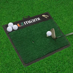 Fanmats Miami Hurricanes Golf Hitting Mat