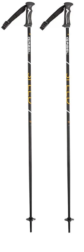 Gabel Speed Ski Poles Black/Orange