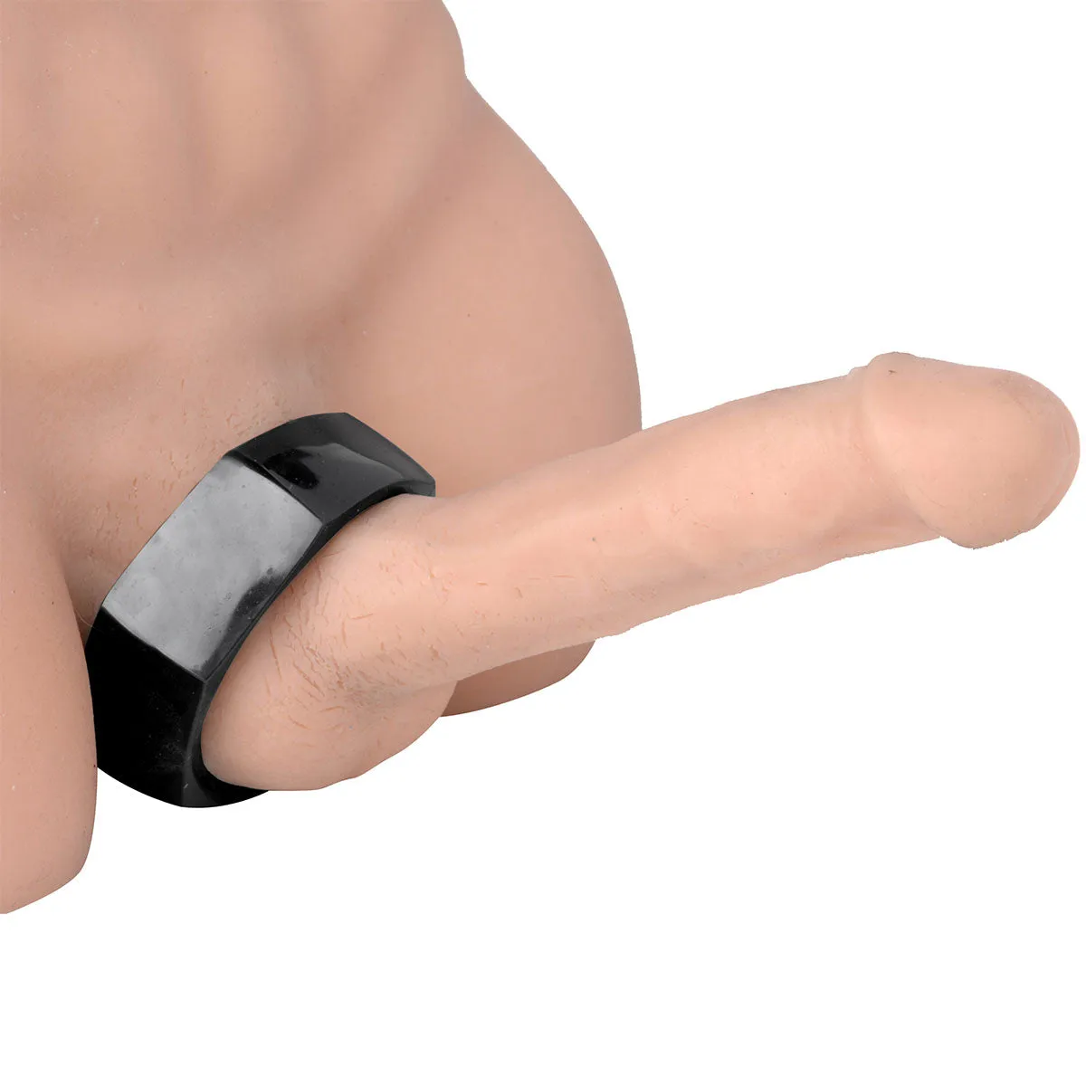 Hex Dual-Purpose Cock Ring and Ball Stretcher - Premium AD434