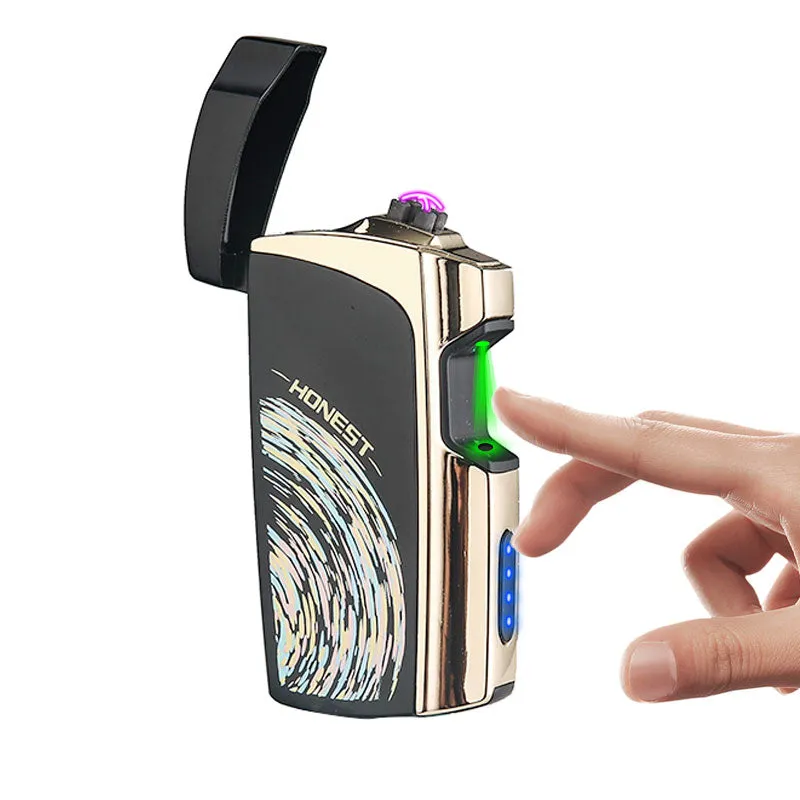 HONEST Arc Lighter X Plasma Lighter Rechargeable USB Lighter Electric Lighter for Cigarette with LED Display Power