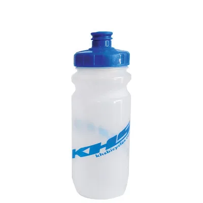 Khs Waterbottle,20 Oz,Clr Clear W/Blue Cap & Logo Logo Water Bottle Khs Hydration