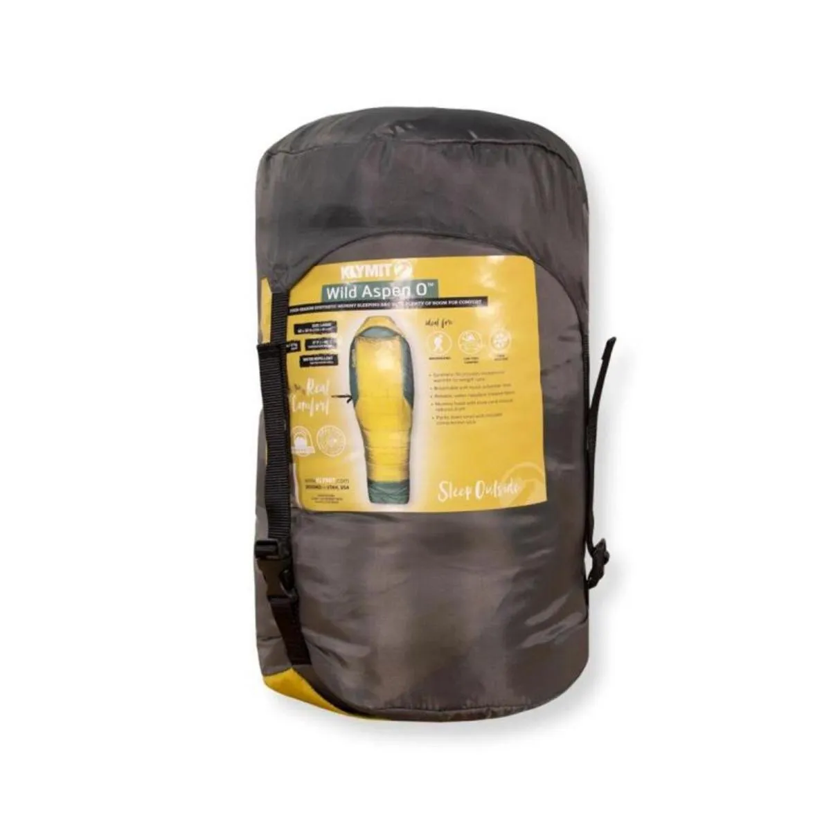 Klymit Wild Aspen 0 Sleeping Bag Large - Yellow